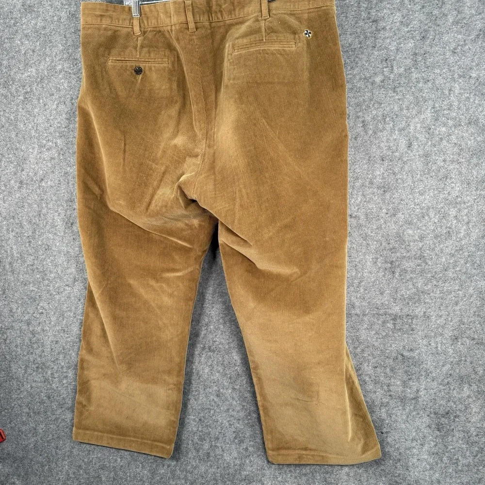 Castaway Nantucket Island Mens 42x30 Brown Tan Pinwale Corduroy Pants‎ Preppy